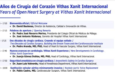 Jornada: 20 años de cirugía cardíaca en Vithas Xanit Internacional
