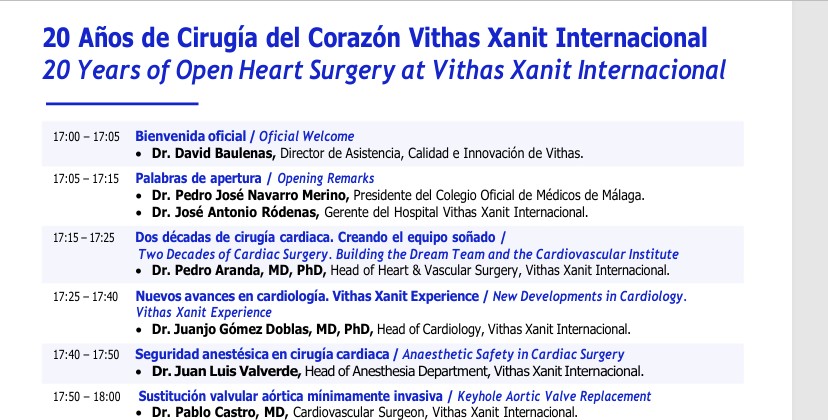 programa 20 años xanit